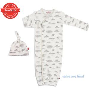 MagneticMe Gown - Cloud Pattern